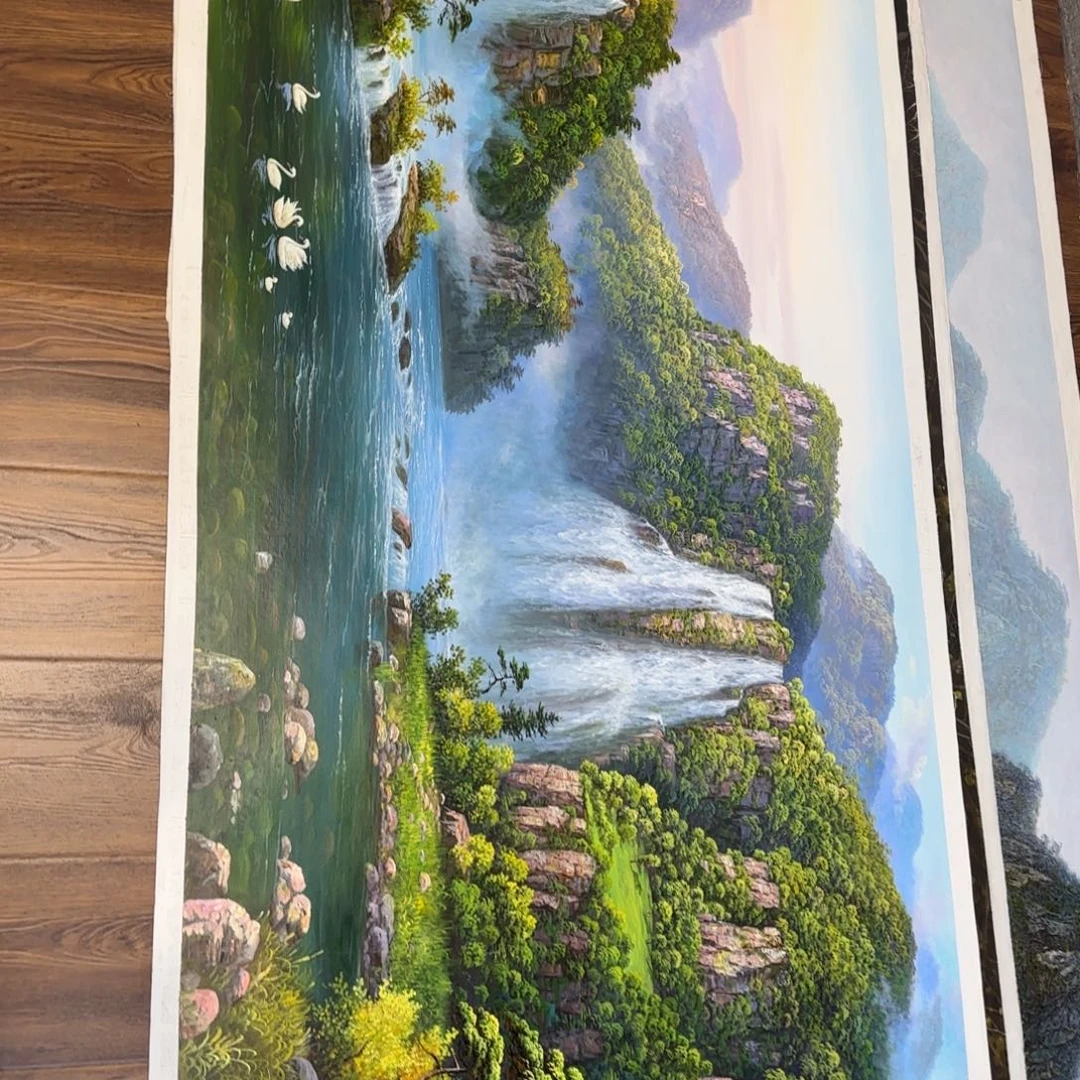 油画加油加油努力加油加油
