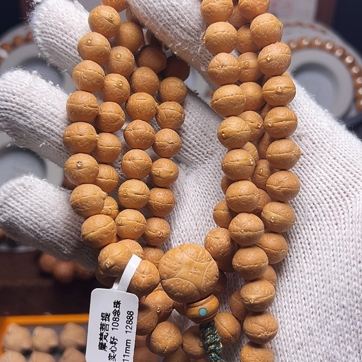 手串凤眼菩提11mm实心108念珠