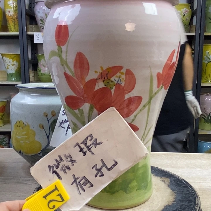 景德镇高温陶瓷花盆
