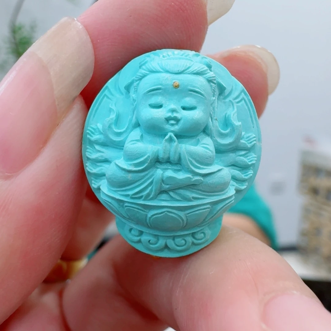 未镶嵌绿松石珠宝奇石