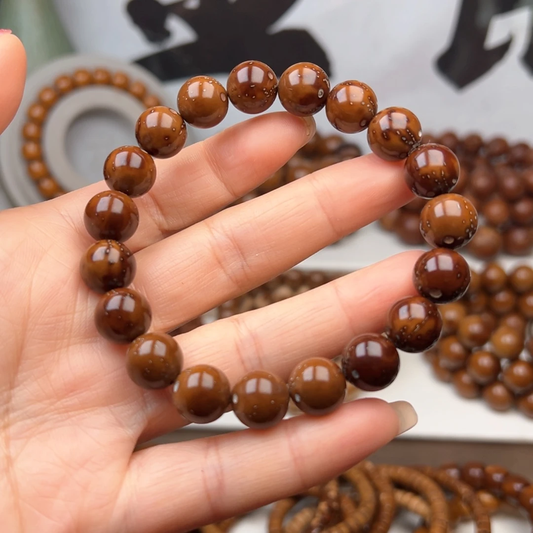 紫金鼠手串小*11.4光珠反油练手款