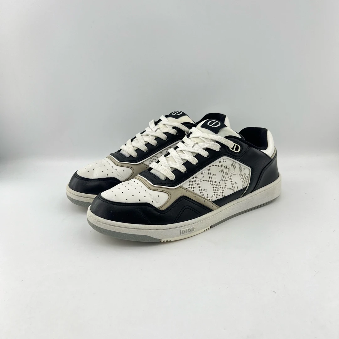 95新 DIOR/迪奥 39码/43码/B27印花光滑网眼系带板鞋