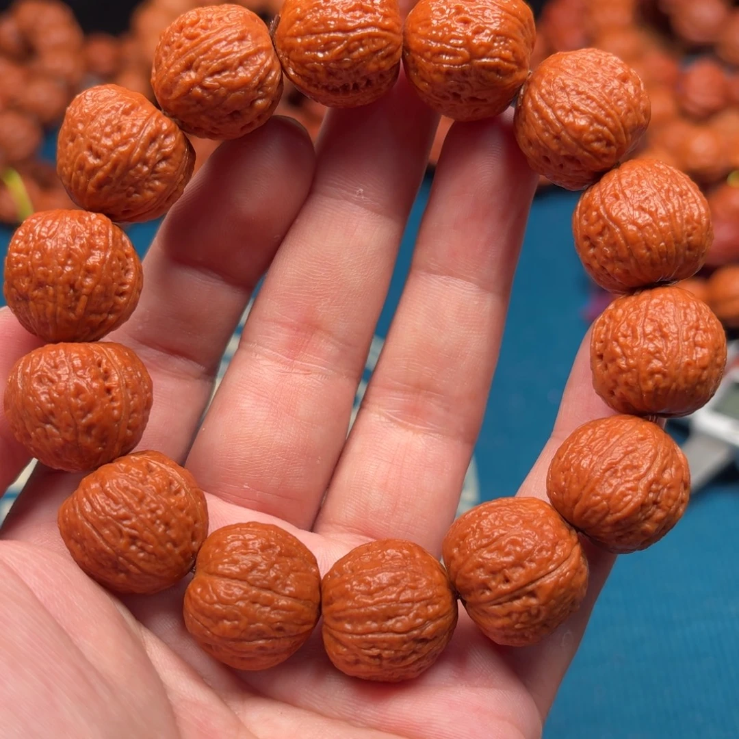 吊坠文玩核桃蚂蚁纹，分量特压手