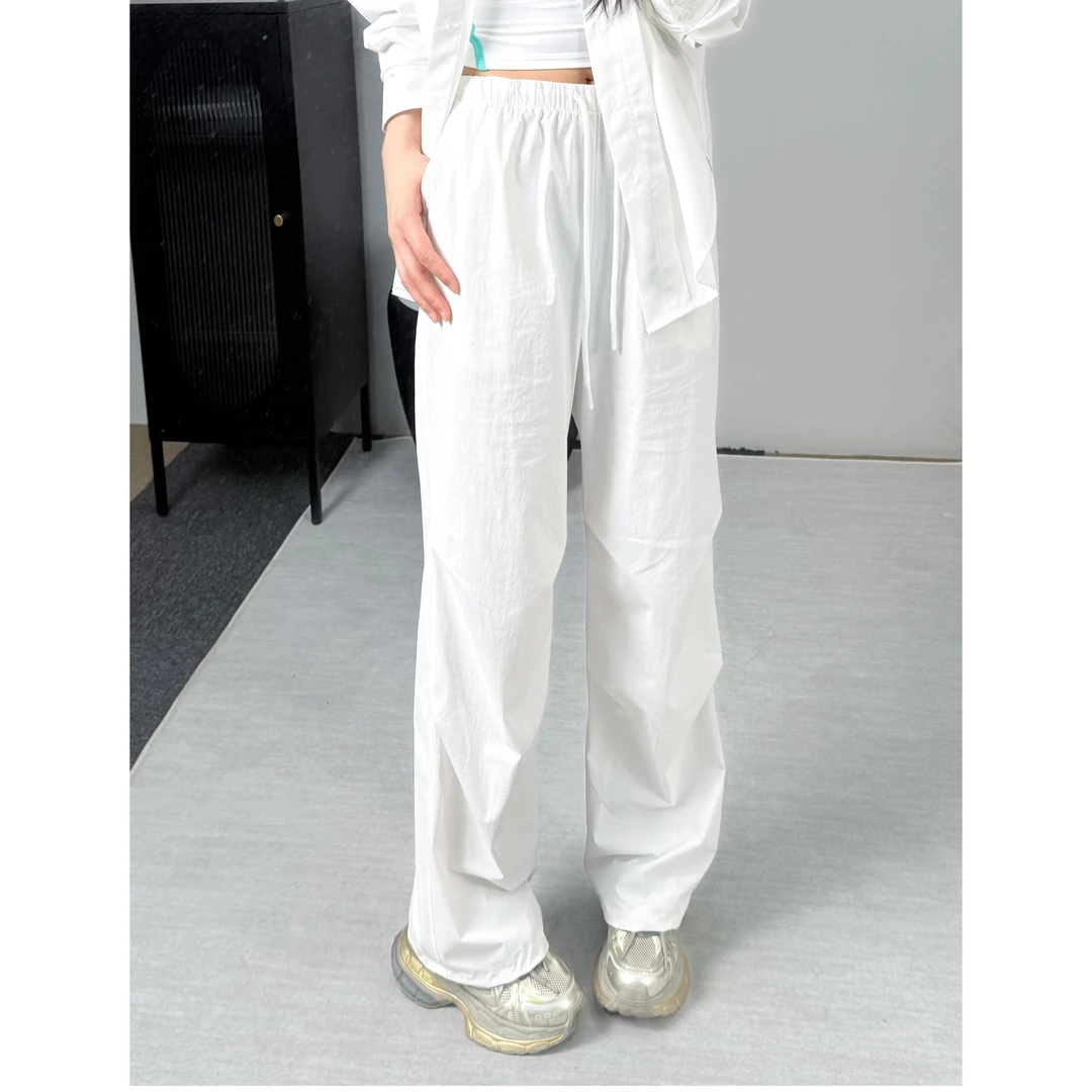 AEROBI ACTIVE高腰运动直筒百搭宽松休闲时尚户外女士工装裤13052