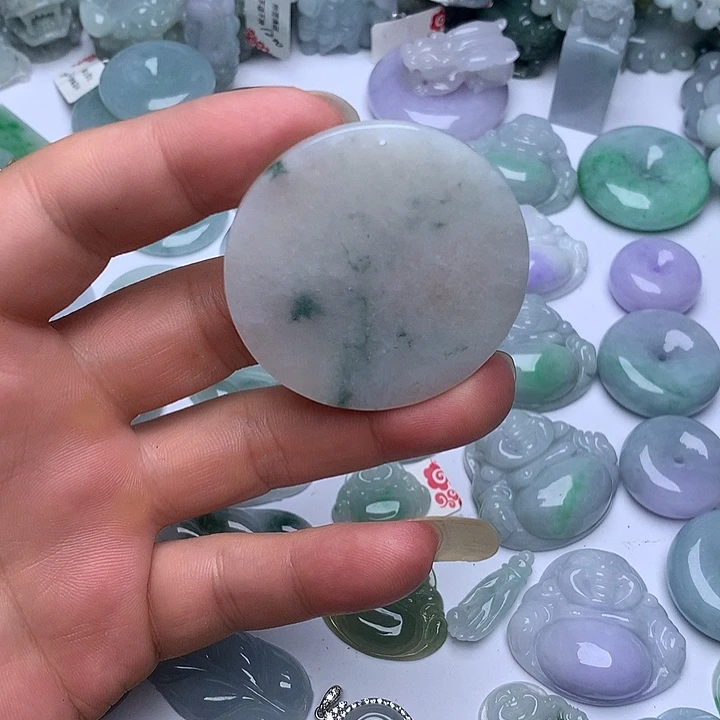 翡翠未镶嵌颈饰天然翡翠