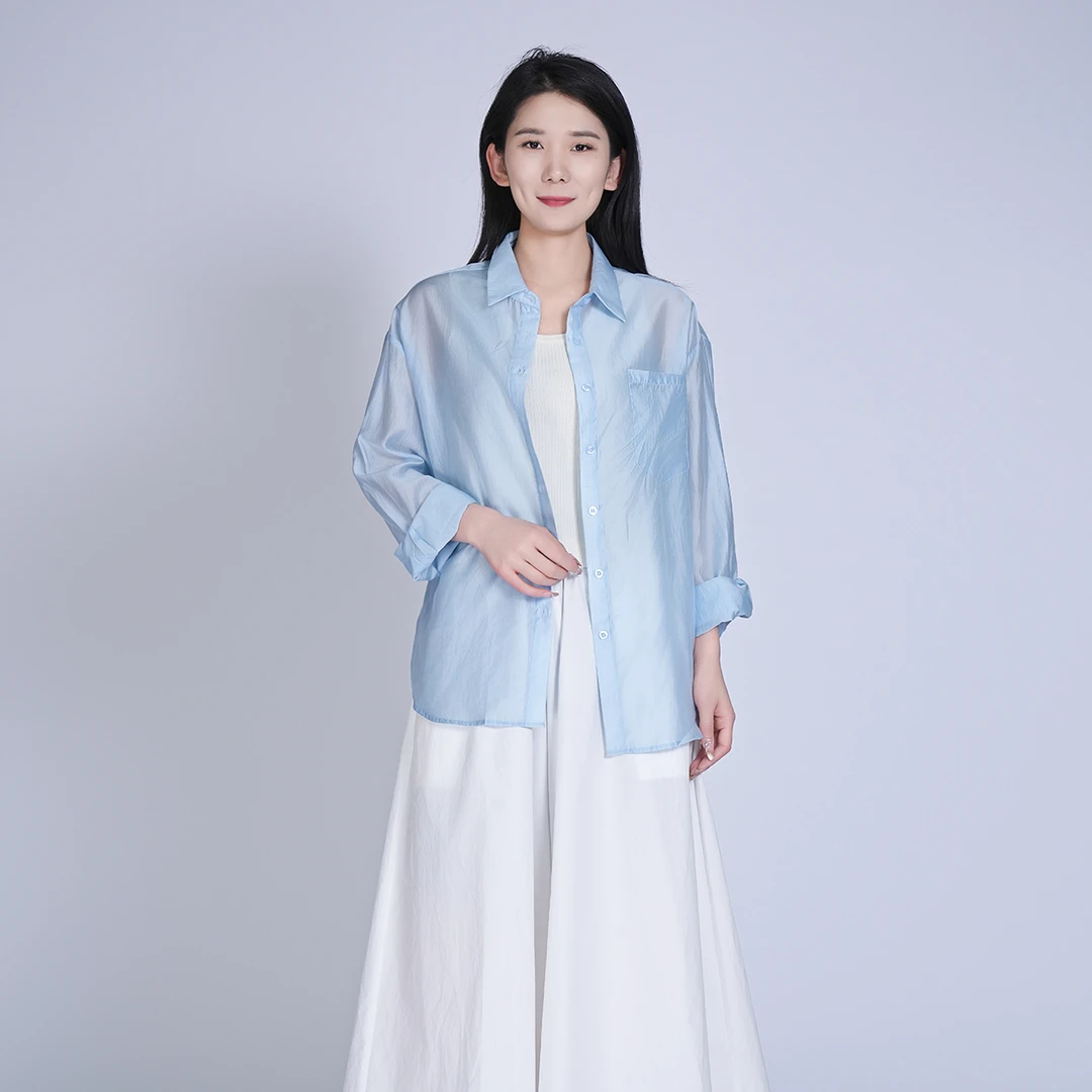 （防晒服）2025夏季新款多巴胺减龄翻领显瘦女外套WG032504