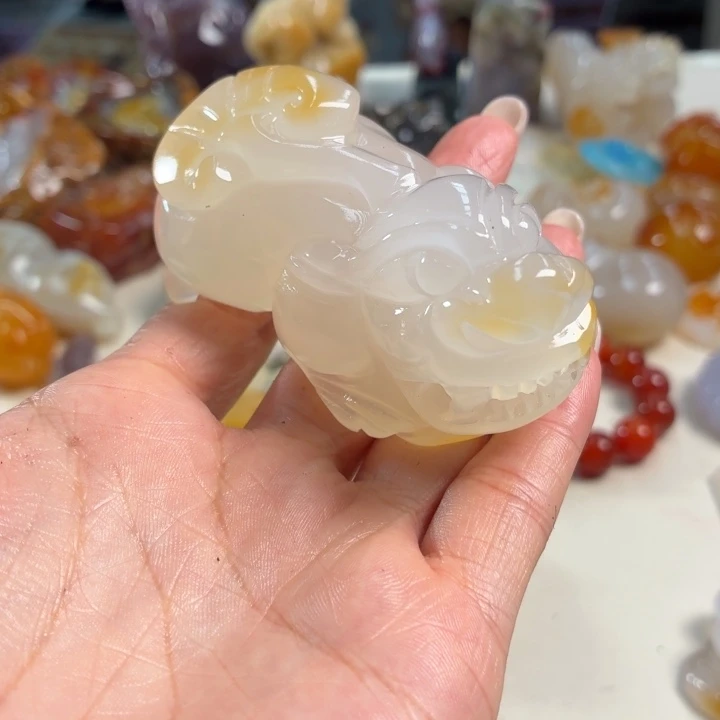 玛瑙/玉髓未镶嵌吊坠(不含链)