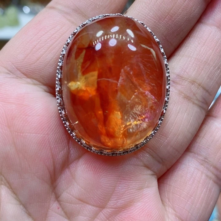 水晶戒指未镶嵌?***?水晶
