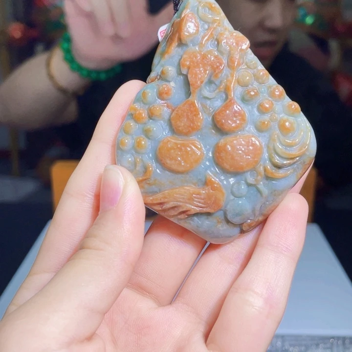 翡翠未镶嵌吊坠(不含链)S13