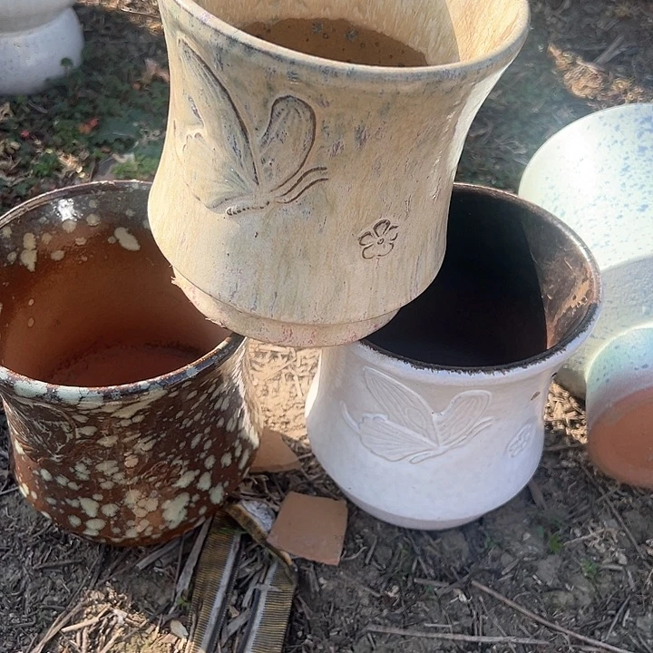 红陶口15高15颜色随机口