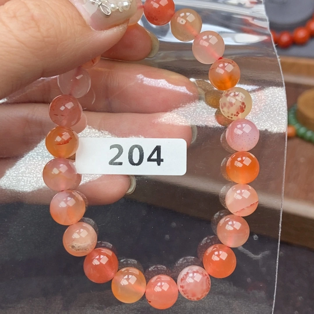 南红玛瑙未镶嵌手串