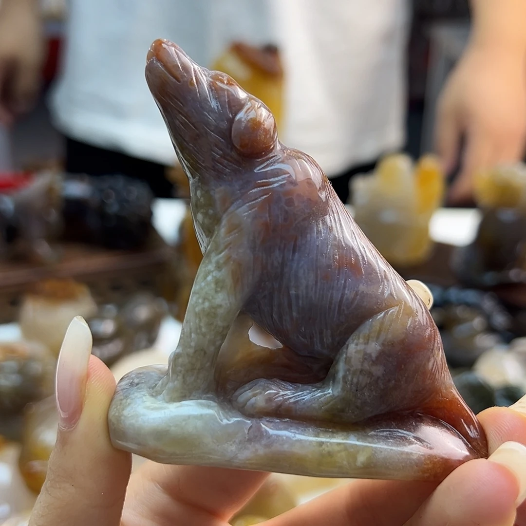 玛瑙/玉髓未镶嵌吊坠(不含链)