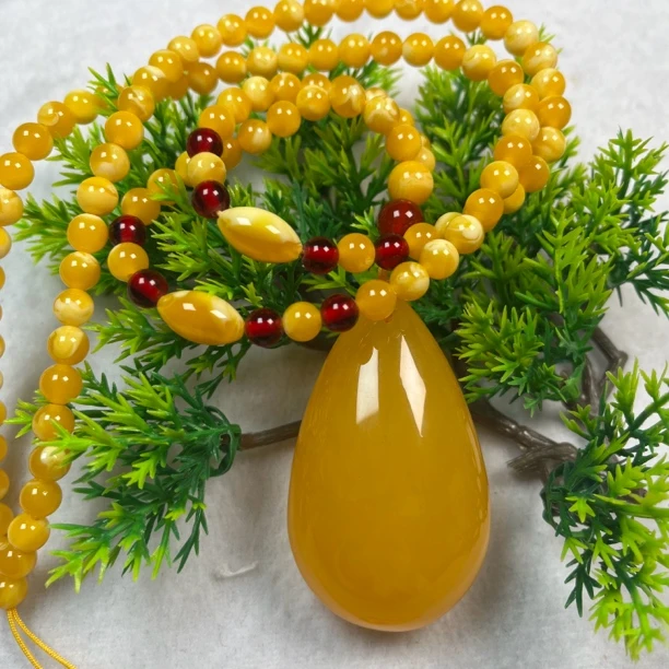 W055古巴新蜜精美毛衣链