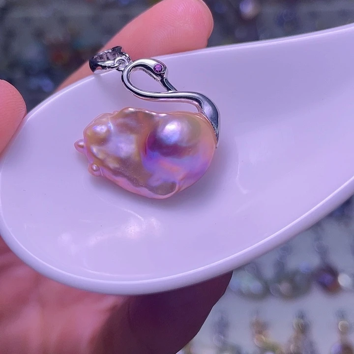 合金淡水珍珠颈饰61