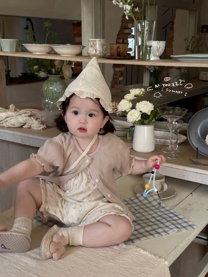 【直播间扣号链接】宝宝婴幼儿套装连体爬服哈衣～