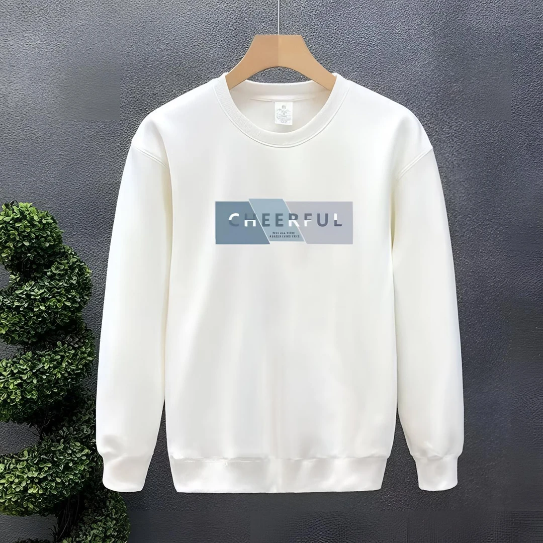 【官方推荐】秋冬圆领套头宽松卫衣潮牌时尚字母印花上衣休闲薄厚款