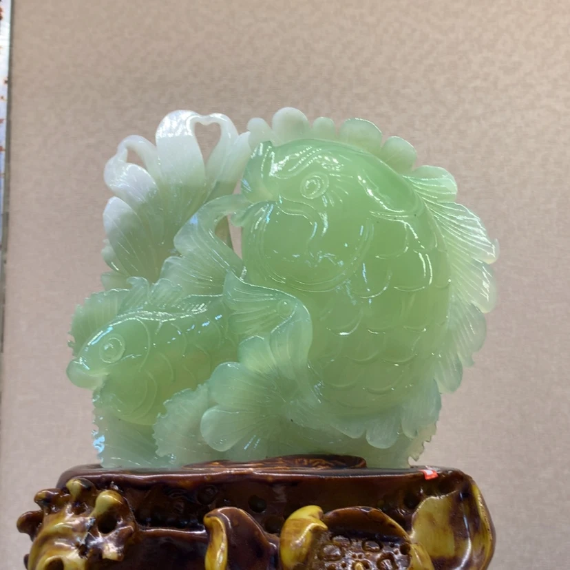 【闪购商品】蛇纹石玉摆件覆膜未镶嵌