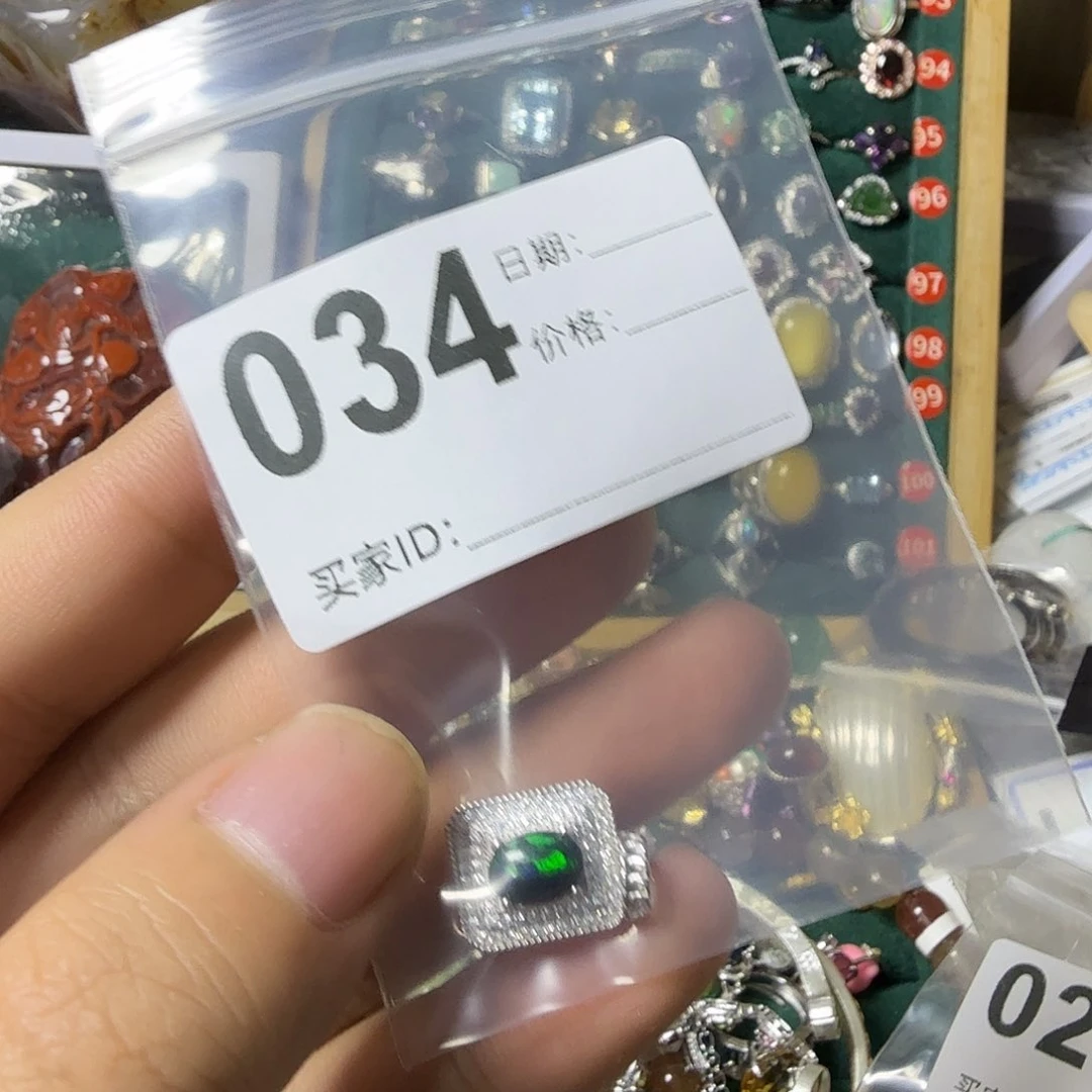 F***裳欧泊银S925镶嵌颈饰