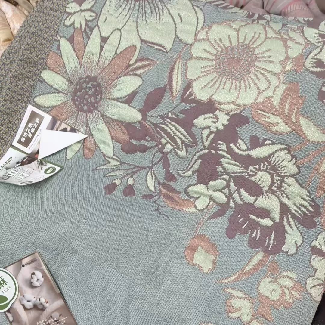 【牛哥福利】绿色玫瑰-双人高端轻奢床盖2*2.3米