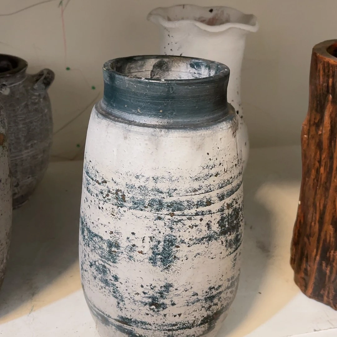 红陶无孔无孔口径10高度23