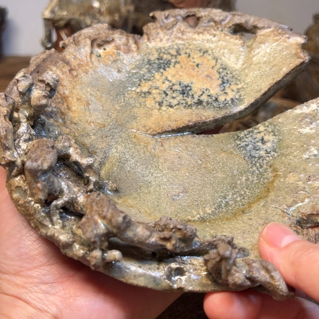 语***昕柴烧瑕疵壶承重落灰