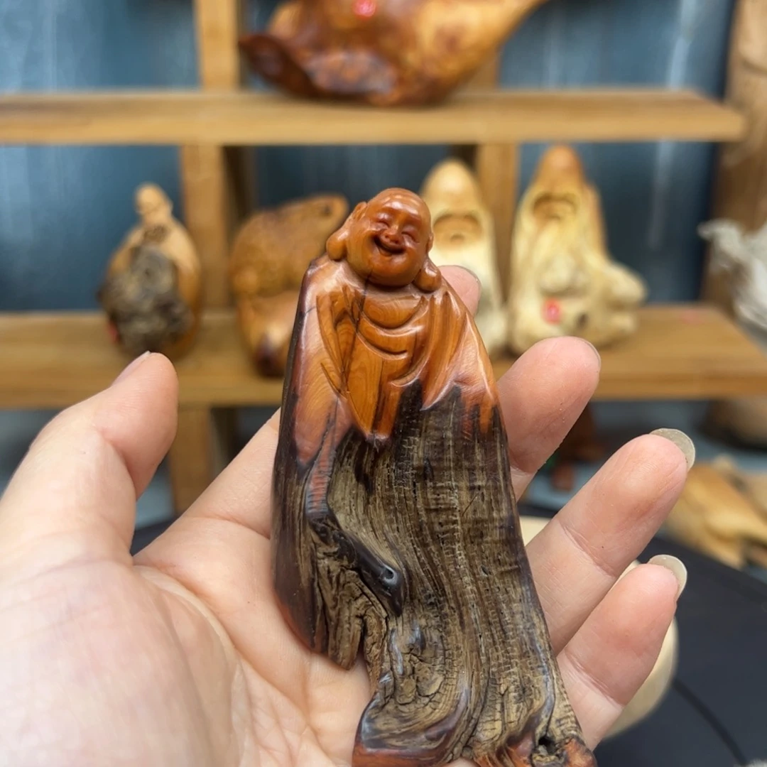 木凯*崖柏木摆件手把件