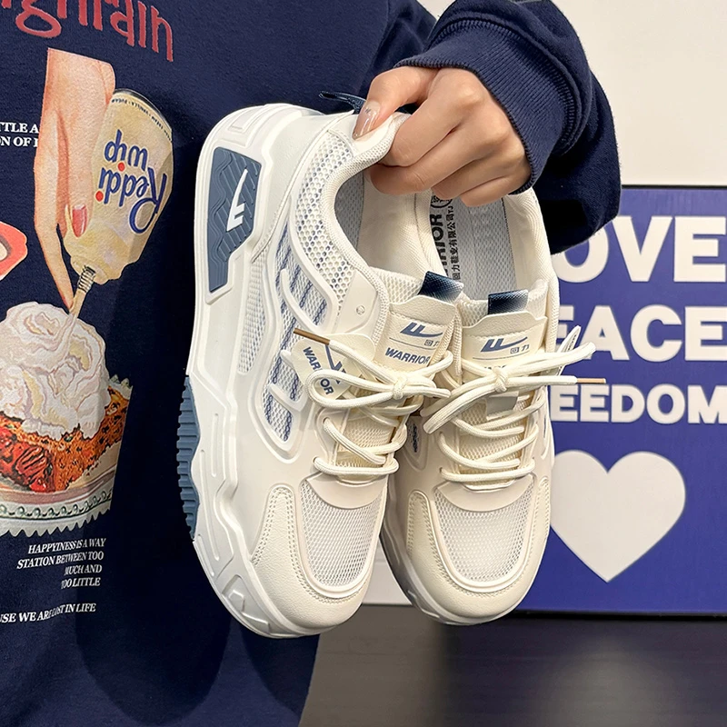 回力男款老爹鞋夏季网面透气百搭运动鞋减震轻便网鞋学生情侣厚底