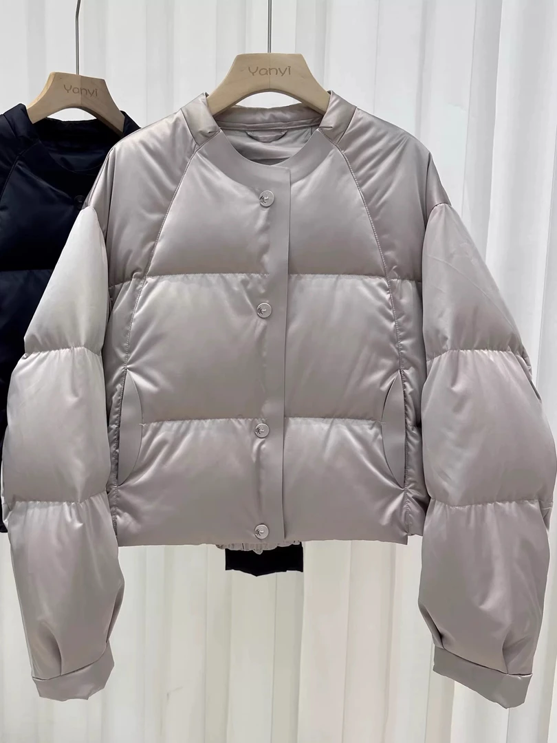 【SHAN MY】欧货高端气质冬季新款韩版宽松个性时尚短款羽绒服7704