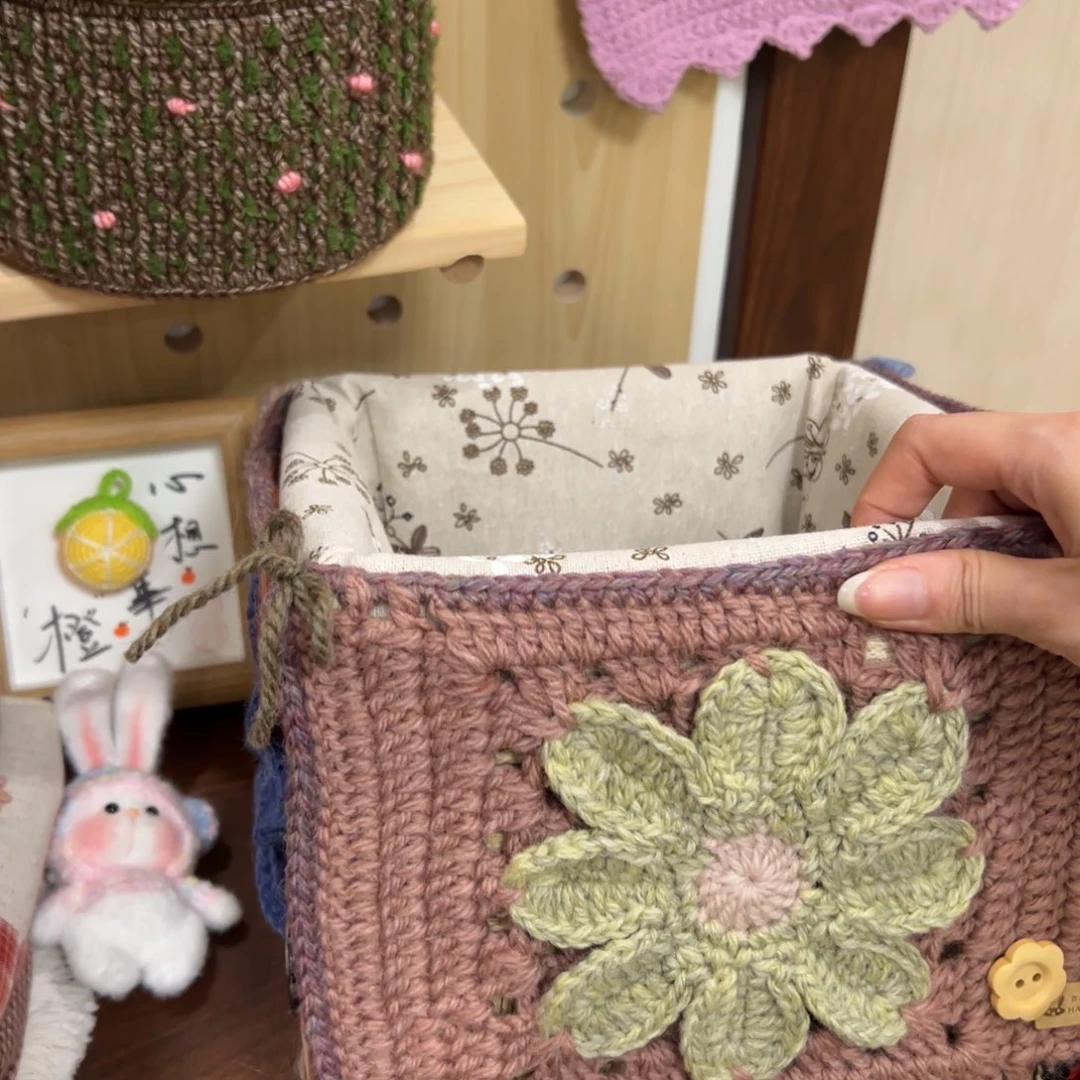 毛绒钩织刺绣手工包包玩偶居家用品