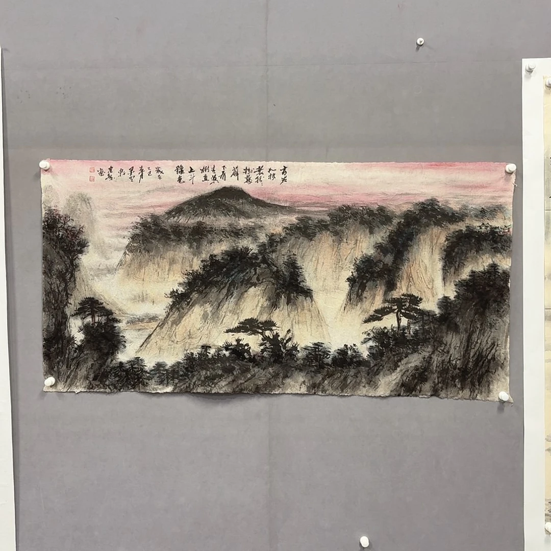 国画亲笔手绘放心去藏