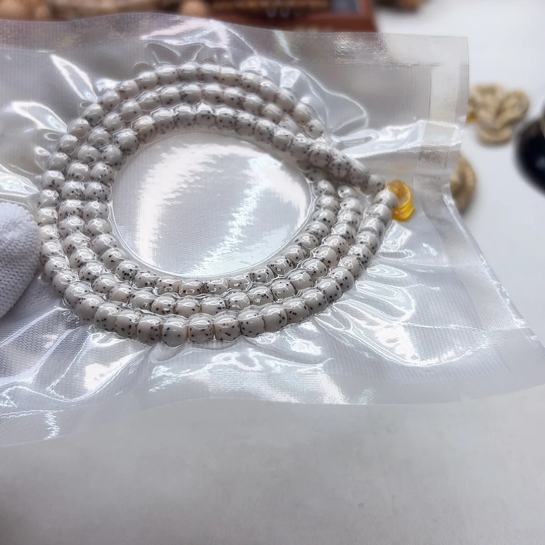 星月菩提吊坠3尊宠原白星月6左右108