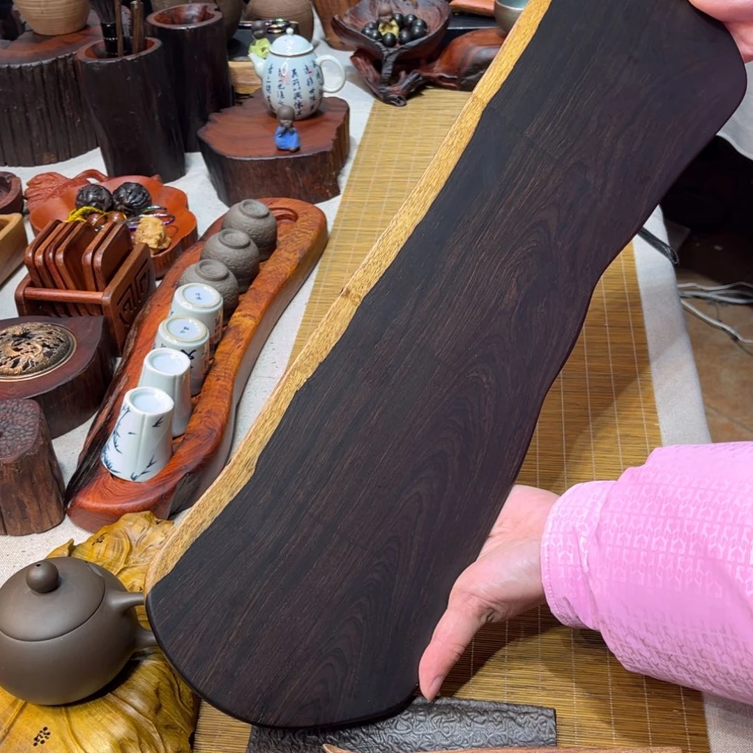 16紫光檀随形干泡盘