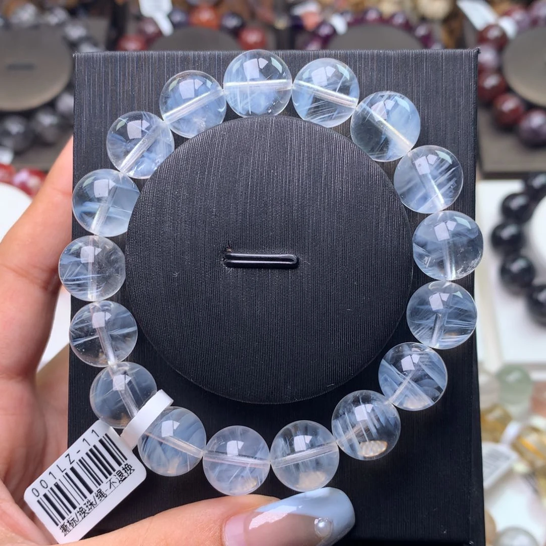 水晶手链未镶嵌蓝针12.3