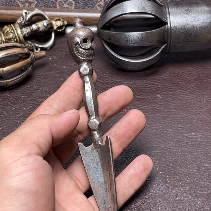 朗***社铜星月菩提挂件菩提