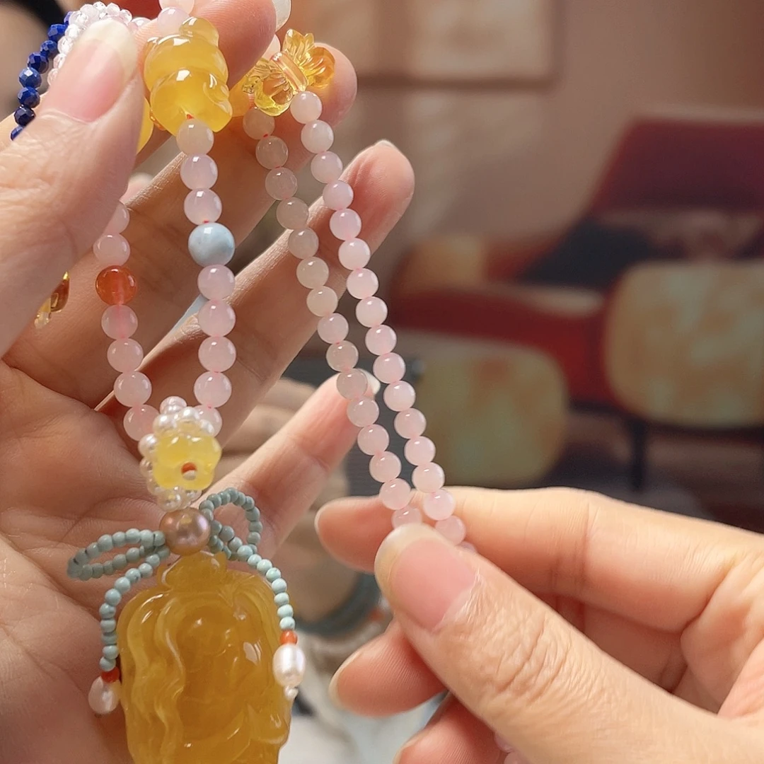裸石蜜蜡未镶嵌蜜蜡吊坠