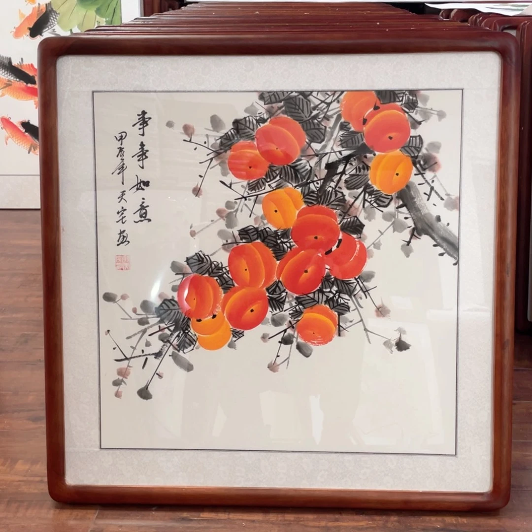 国画带框尺寸63*63厘米