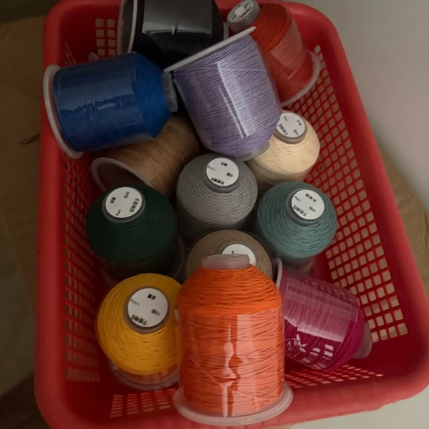 18股藏式手戳棉线diy编绳材料包