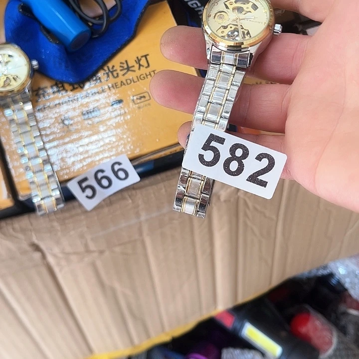 玉*俊户外车载气压泵手电头灯推子582