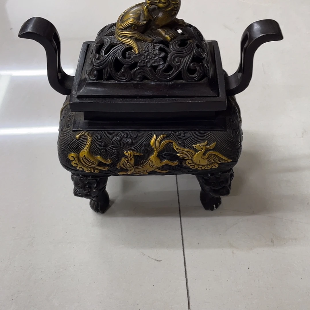 素***时黄铜摆件工艺品摆件