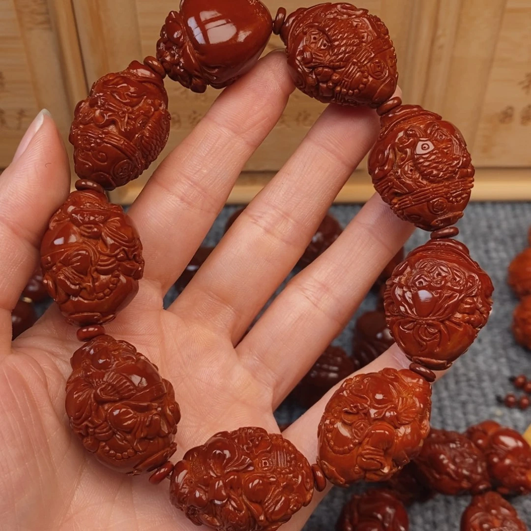 微***醺橄榄核手串/手链鱼财