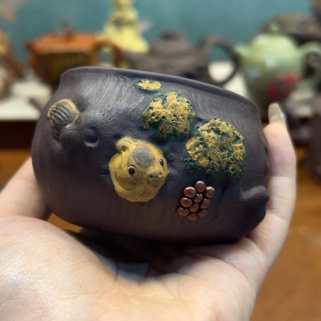 紫砂雕宠小器高品