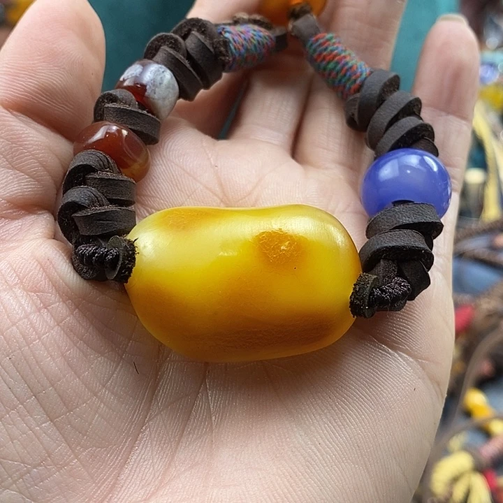 蜜蜡未镶嵌手链手链