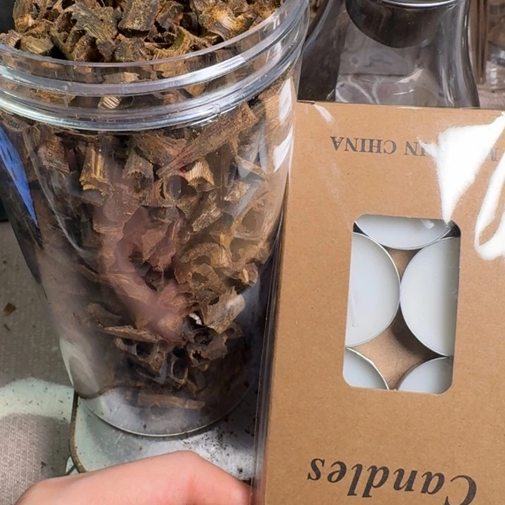 楠木绿香金沙叶木艺原材料 202+蜡烛炉
