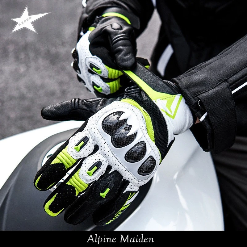 正品A星Alpine Maiden防摔双指可触屏全指/半指摩托车骑行手套