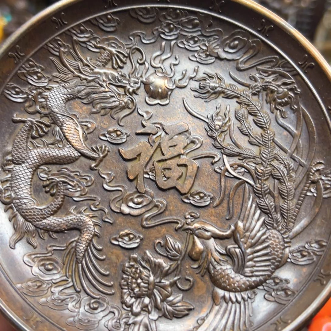 铜摆件欢迎欢迎你