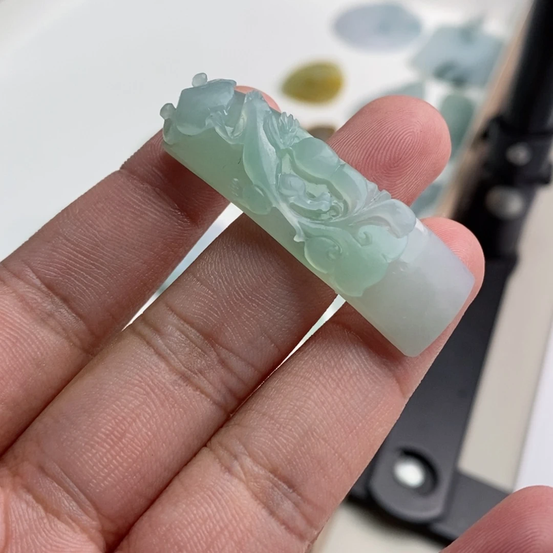 定制翡翠未镶嵌i****x天然缅甸翡翠a货