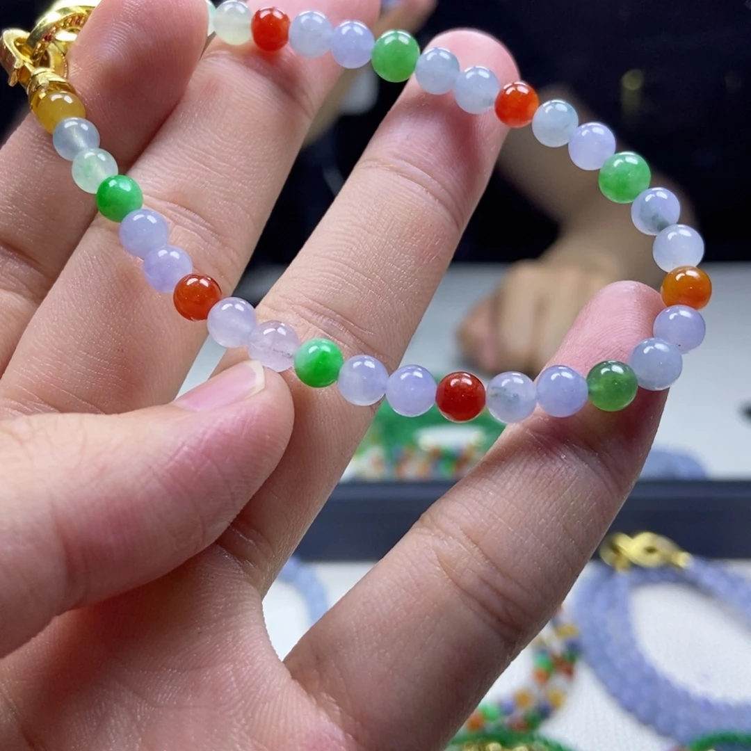 定制翡翠未镶嵌缅甸翡翠A货卡5.5