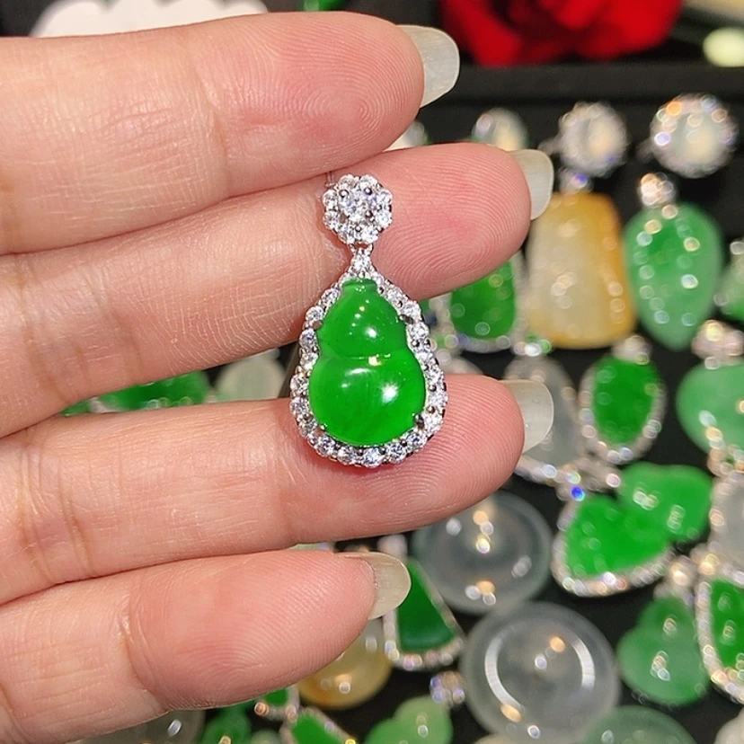 【闪购商品】颈饰未镶嵌翡翠天然翡翠