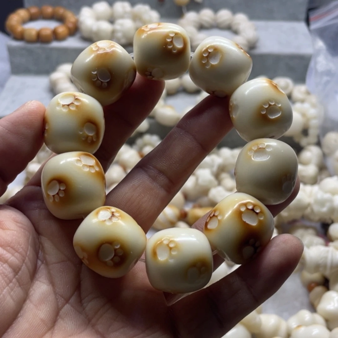 菩提根/象牙果吊坠全品猫爪桶手串卡22