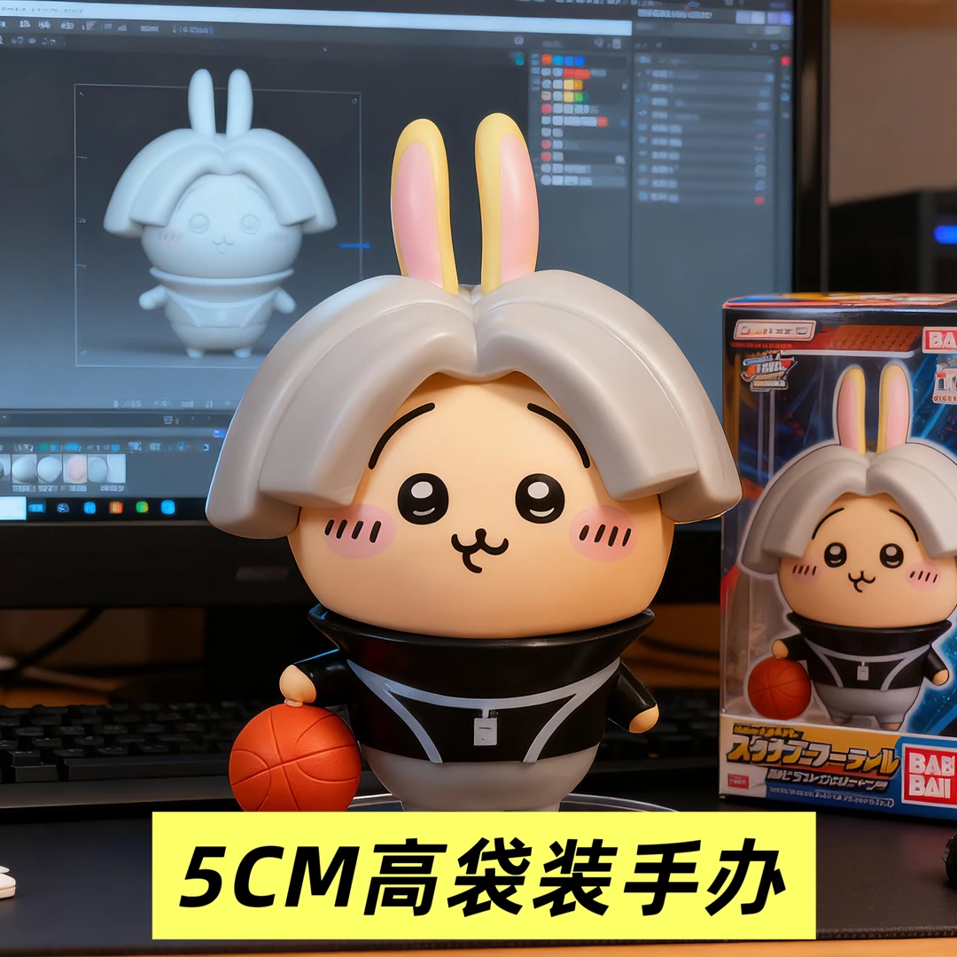 5CM高手办乌萨奇COS坤坤鸡你太美潮玩男生礼物模玩摆件公仔机箱摆